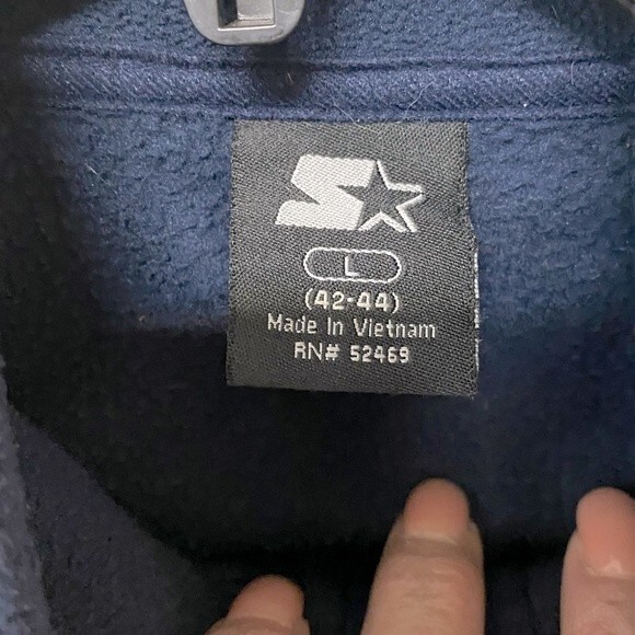 Starter Men’s Polar Fleece Jacket - Picture 11 of 11